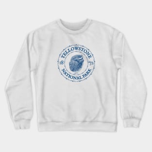 Yellowstone National Park, Tough Old Bison Crewneck Sweatshirt